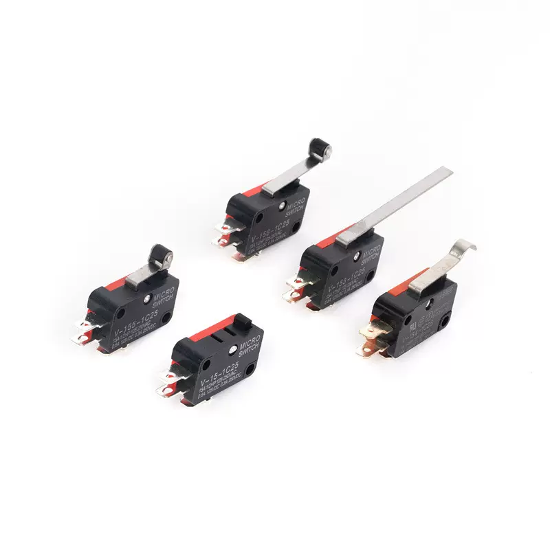 微动开关V-15/152/153/156-1C25行程限位微动点动开关 自复位