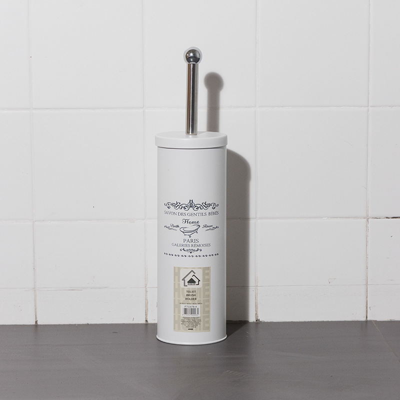 Venta caliente transfronteriza mango largo con cabezal de cepillo juego de cepillo de inodoro mango de acero inoxidable cepillo de limpieza de inodoro cepillo extraíble