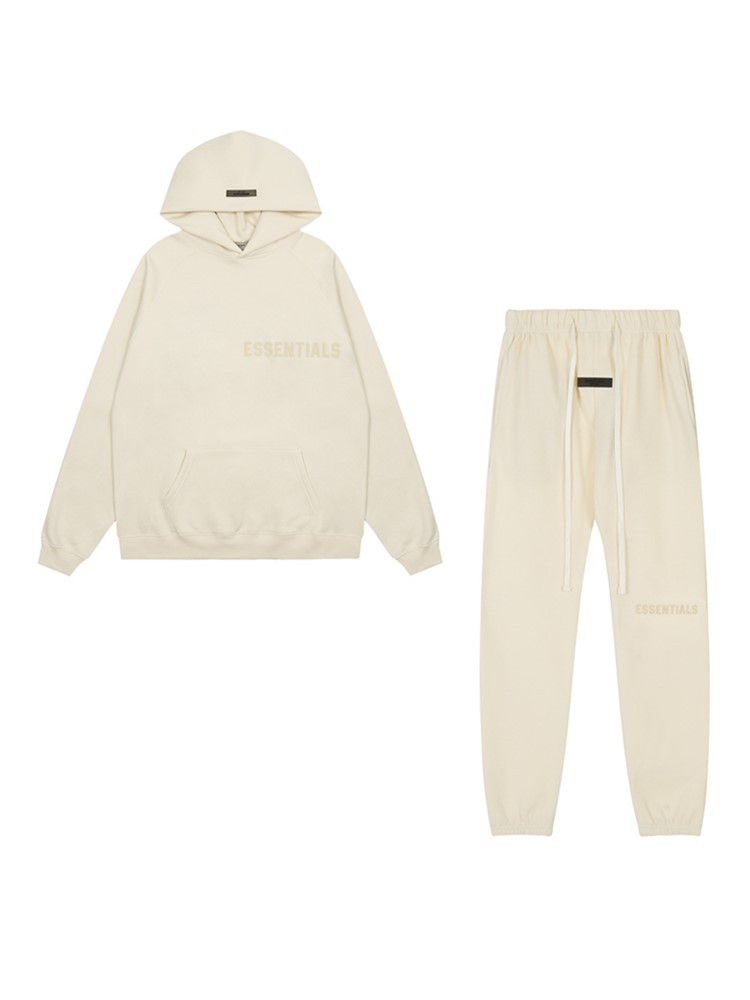 FOG ESSENTIALS Pantalones de impresión de flojo para hombres y mujeres americanos de alta calle sueltos y casuales zapatos de moda