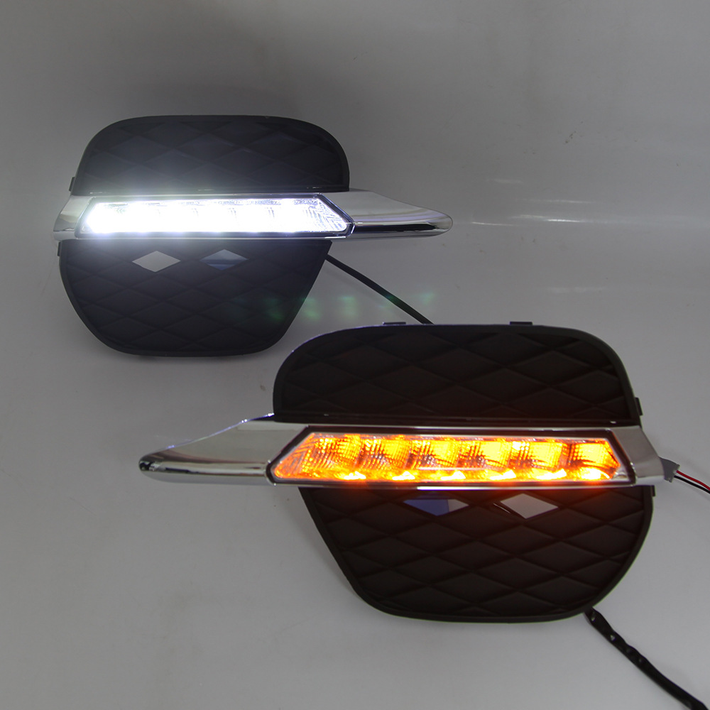 Adecuado para 11 BMW X5 luces de circulación diurna 13 BMW E71 luces de circulación diurna BMW modificado LED luces antiniebla delanteras