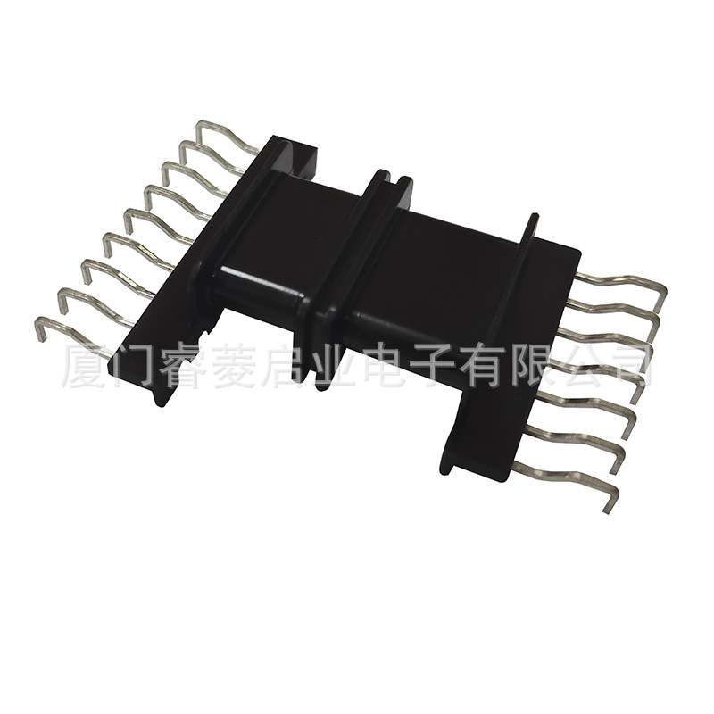 EFD40配外壳 螃蟹脚 2槽 卧式 7+9 针距5.0 排距65.1 高13.7 骨架