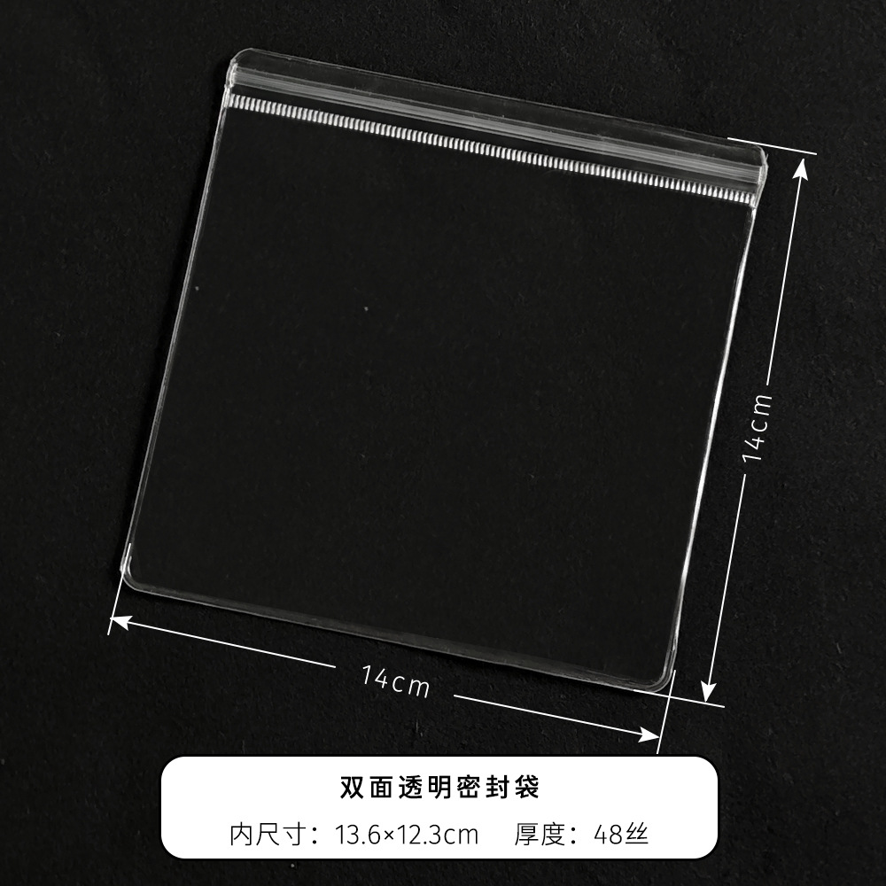 14*14 cm * trong suốt hai mặt * lụa dày 48*1