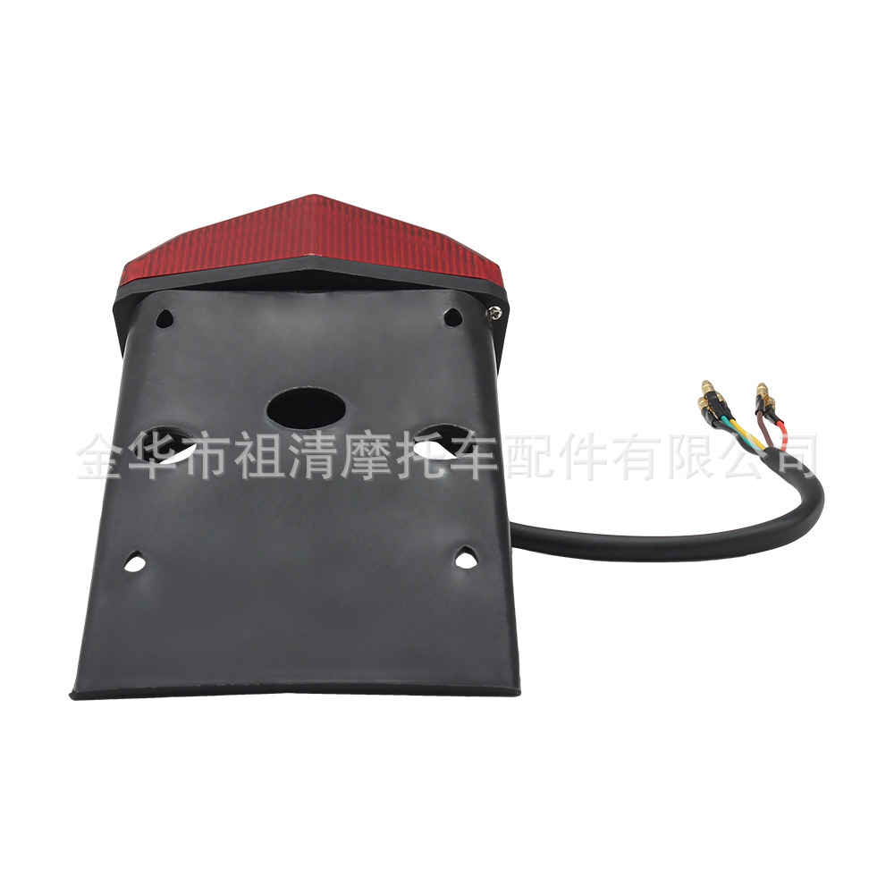 Off-Road Motorcycle Tail Light Fender Modification Accessories Rear Brake Light Driving Light with Turn Signal Led Rear Light License Plate Light