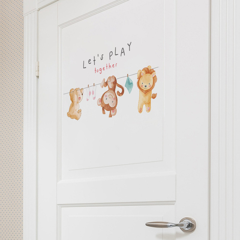 Br3688C Cartoon Small Animal Hanging Clothes Rack Self-Adhesive Wall Sticker Balcony Kitchen Laundry Room Decorative Wall Sticker Br3688C Cartoon Small Animal Hanging Clothes Rack Self-Adhesive Wall Sticker Balcony Kitchen Laundry Room Decorative Wall Sticker