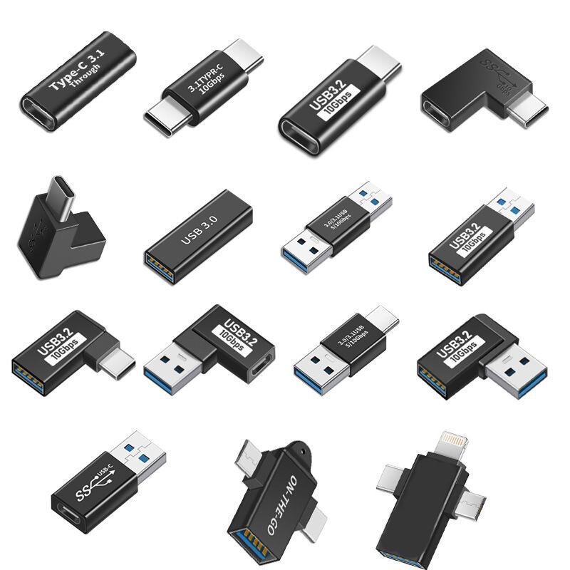 Cross-Border Type-C Male to Female Adapter Usb3.0 to Type-C Otg Adapter Computer and Mobile Phone Converter