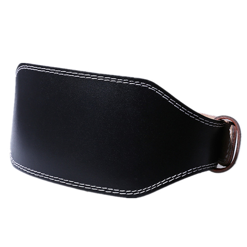 Cinturón de levantamiento de pesas Cinturón de peso duro de entrenamiento Mancuernas Sentadilla presurizada Cuero artificial Soporte deportivo Protector de fitness