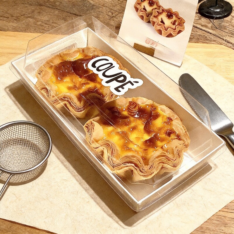 Internet Celebrant Egg Tart Packing Box Baking Dessert Hot Dog Sandwich Sunflower French Lasagna Egg Tart Packing Box