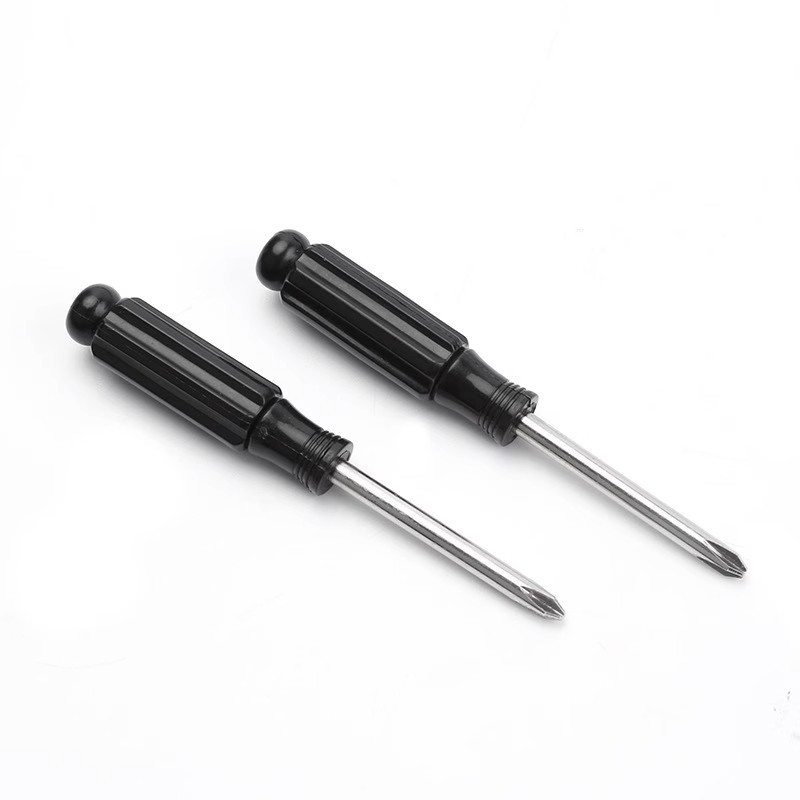 Pequeño destornillador negro destornillador cruzado 2mm juguete pequeño tornillo reparación especial pequeña herramienta de destornillador portátil