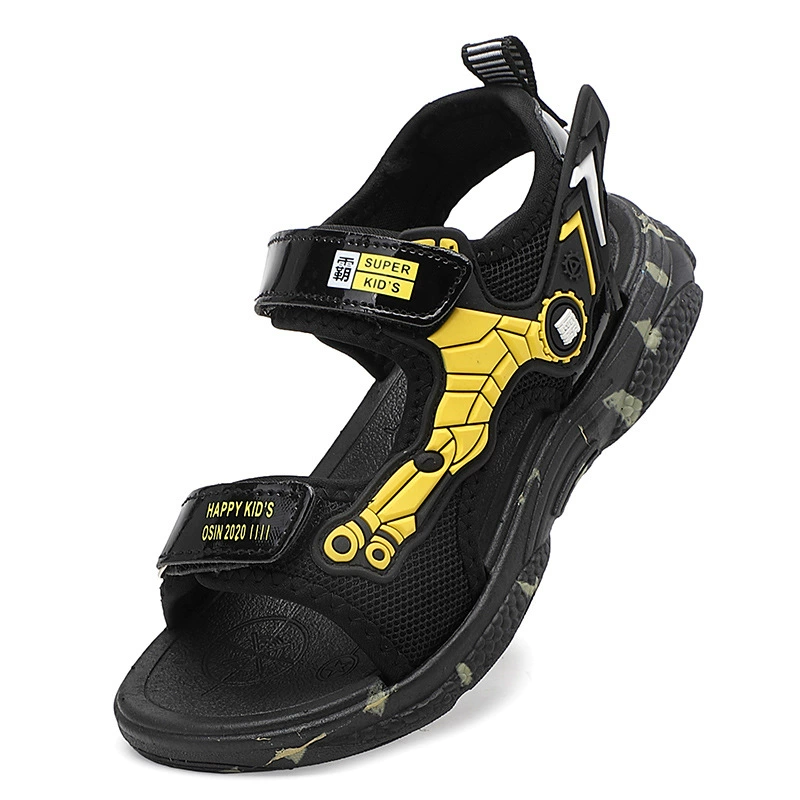 Summer sandals for boys, children's non-slip beach footwear, for teenagers, soft sole