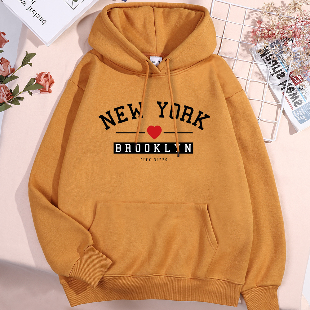 Nueva York Brooklyn City Vibes Letter Setwear Men Women New