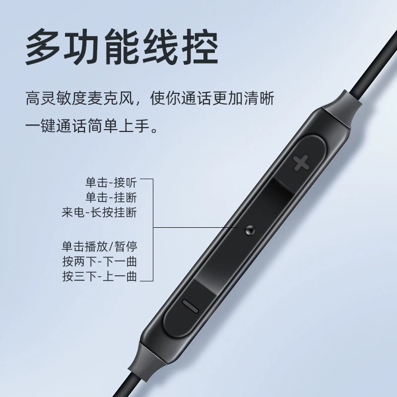 Наушники-затычки RuLi USB-C для Samsung Note10/S20/Note20 с AKG цифровым звуком, интерфейс Type-C, черные/белые