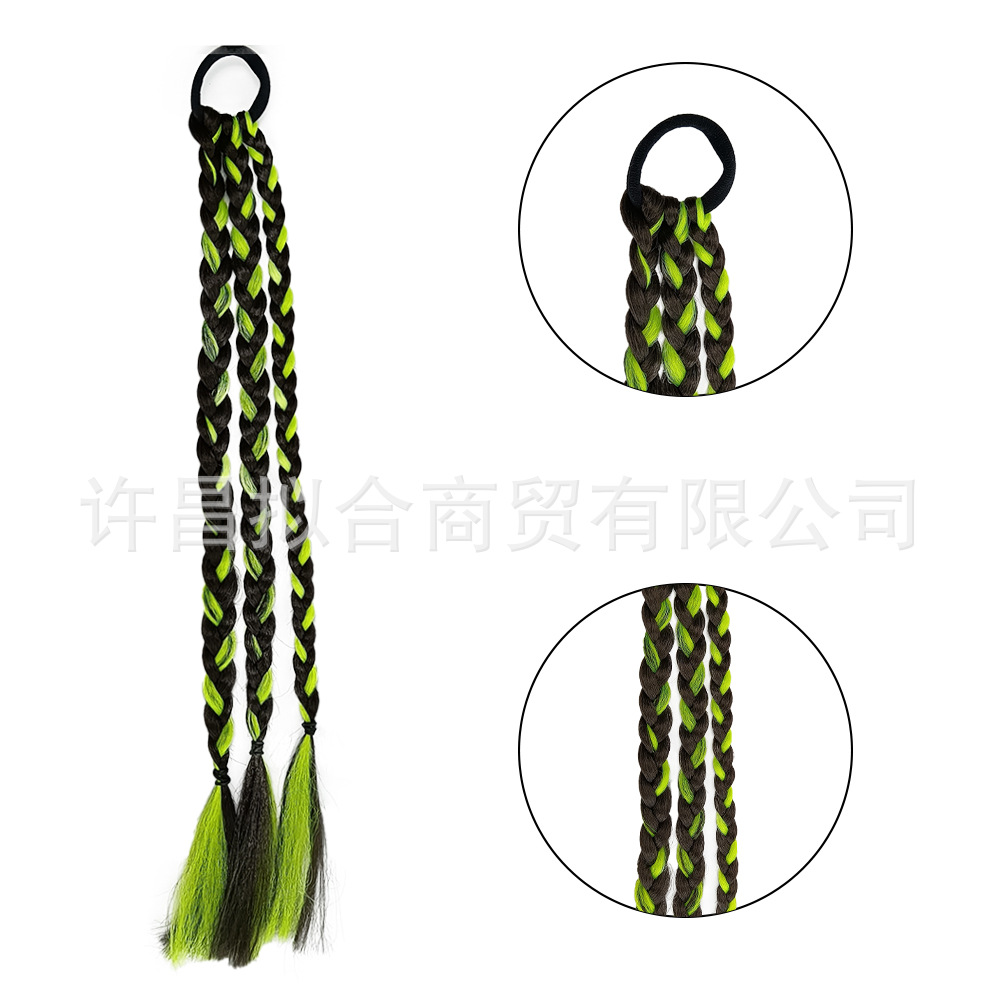 하이라이트-천연 블랙 형광 그린