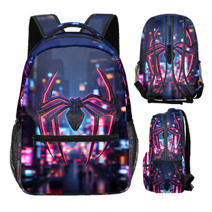 Spot New Cartoon Spider-Man European and American Best-Selling Animation Schoolbags Student Schoolbags Children's Backpacks Foreign Trade