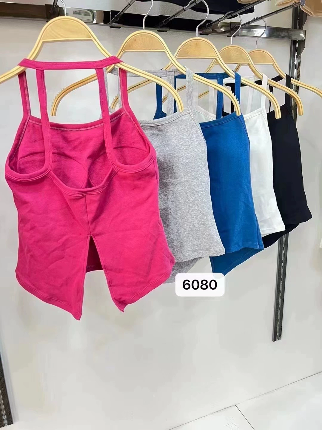Sexy Cropped Sports Top, Padded Cups, Racerback Vest, One Size Fits All