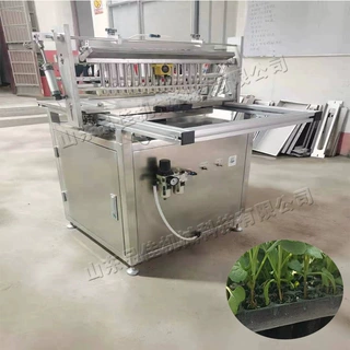 半自动穴盘漂盘播种机 辣椒白菜番茄种子育苗机 海绵盘自动播种机