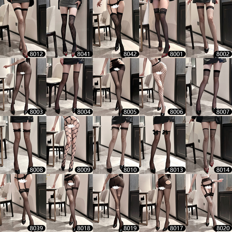 Stockings Sexy Lace Outer Wear Female Sexy Crotchless Suit Sexy Summer Suspenders Fun No Need to Take Off Intimates Socks Summer