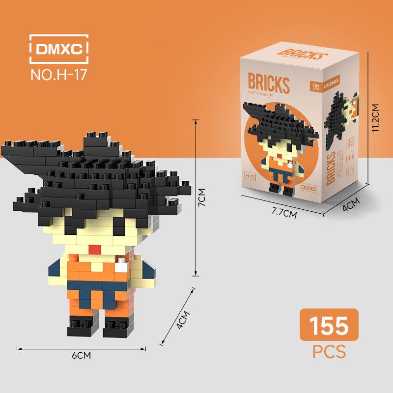 Animation IP micropartículas bloques de construcción rompecabezas piezas de regalo de juguetes DIY bloques de construcción mayoristas nacionales