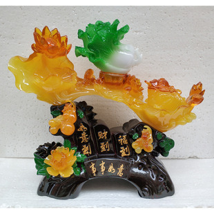All things good fortune auspicious peace good luck resin crafts feng shui ornaments opening home decoration gifts