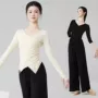 形体不规则长袖现代舞练功服