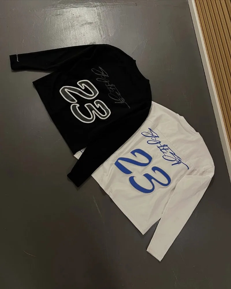 Cross-Border Exclusive European Size Streetwear Harajuku Hip-Hop Letter Printing Over_ecoleips.com