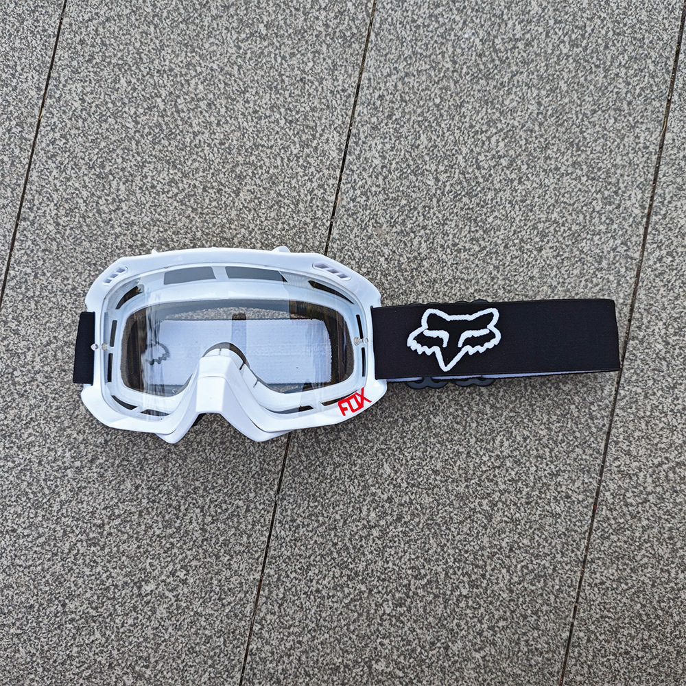 FOXゴーグル屋外クロスカントリーレースバイクヘルメット装備スキースピード降下防風カラフルスキーミラー