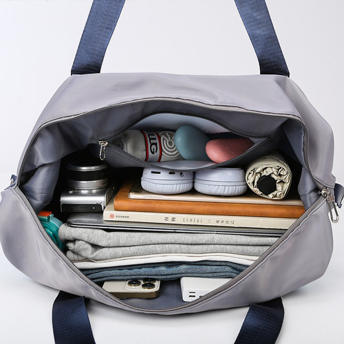 2024 short-distance travel bag women's extended large-capacity portable shoulder storage bag sports yoga fitness bag