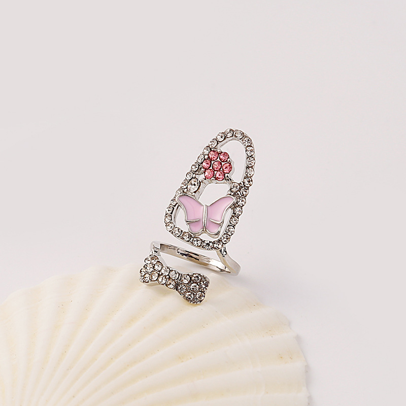1 Piece Fashion Star Eye Alloy Plating Inlay Artificial Pearls Rhinestones Womenu0027S Open Ring