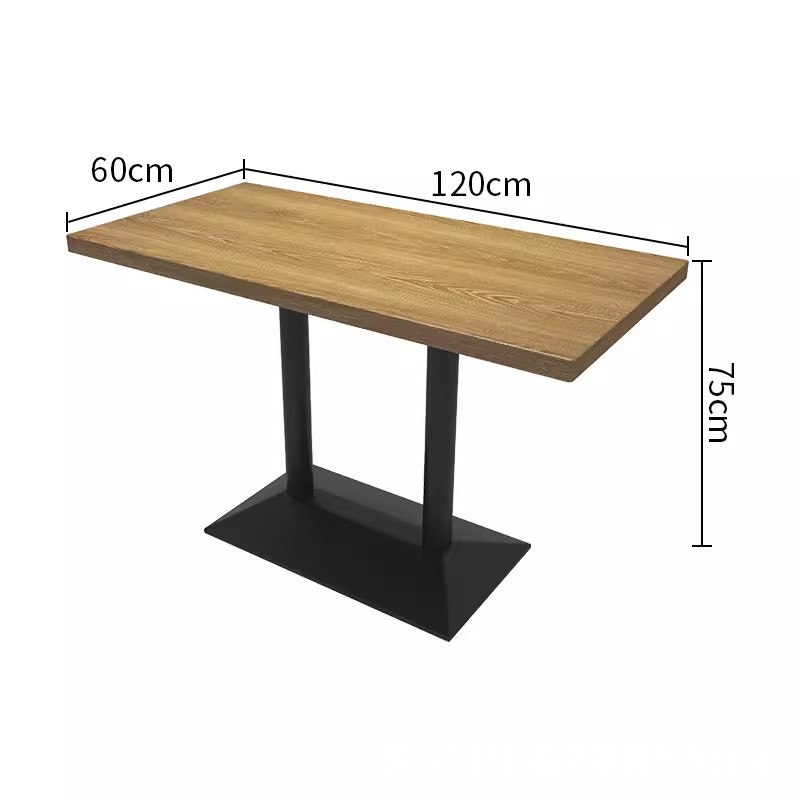 Silla de comedor de madera maciza para restaurante