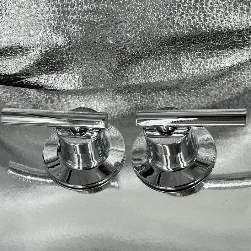 Shower Valve Washbasin Hot and Cold Faucet Handle Zinc Alloy Straight Handwheel South America Mexico Export