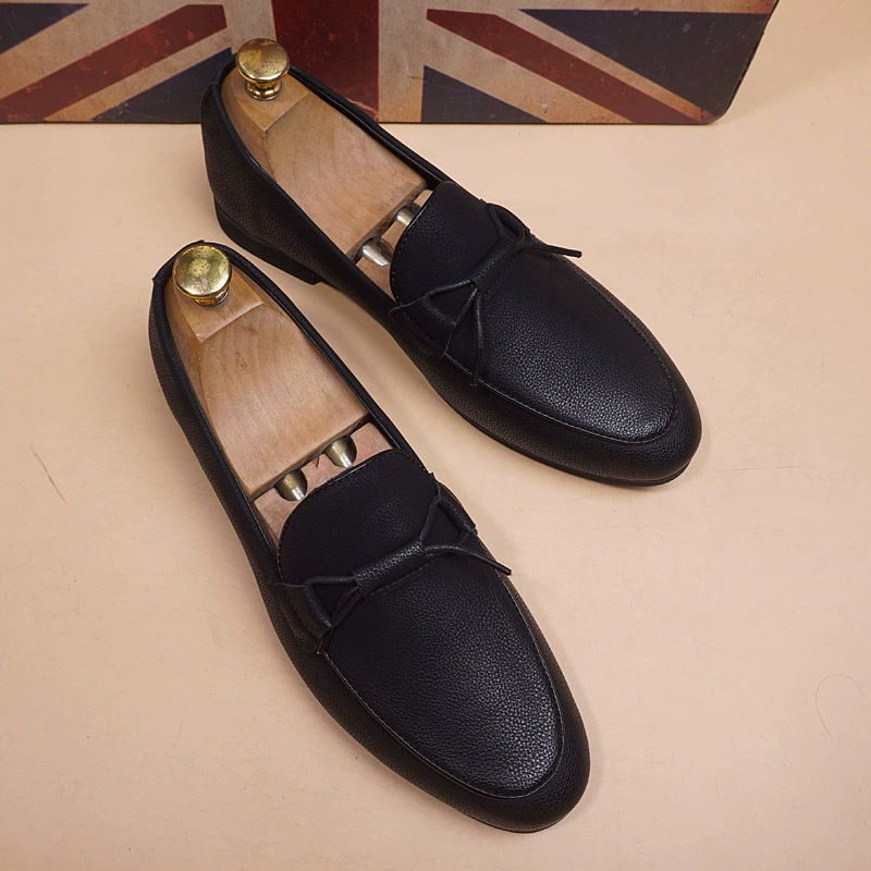 Мужские кожаные туфли в корейском стиле из матовой натуральной кожи, мужские повседневные мужские туфли без шнуровки в британском стиле, свадебные туфли в стиле ретро с увеличенной высотой