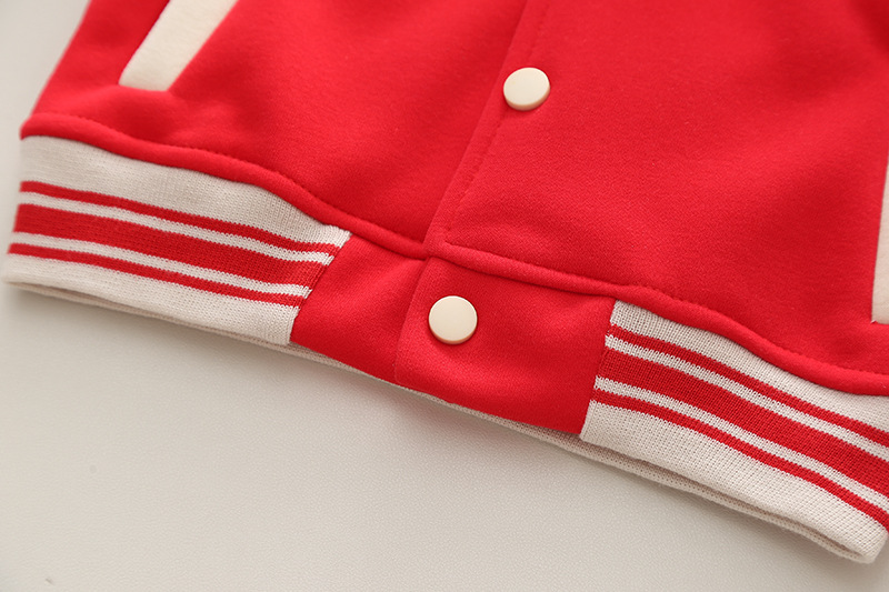 Cappotto da baseball Cappello da bambino Set da due pezzi per ragazze Primavera e Nuovo Autunno Bambini_voghion.com