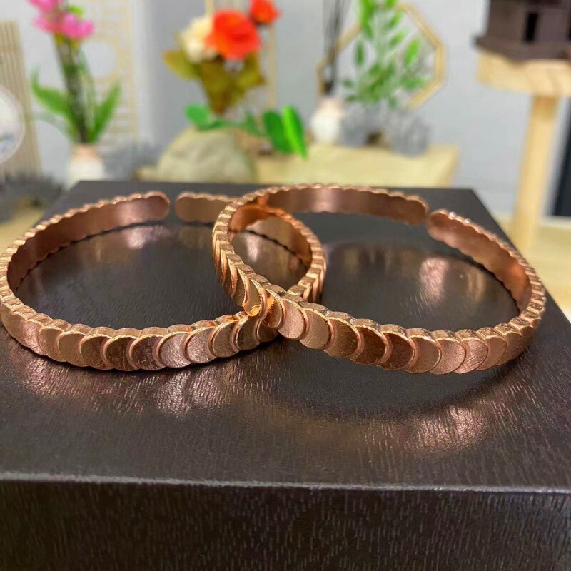 Copper Fish Scale Bracelet Women's Advanced Step Bracelet Sparkling Bracelet Women's Wave Bracelet Manufacturers