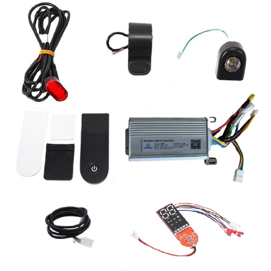 Controlador Tablero Bluetooth Luces delanteras marcadas con los dedos Luces traseras Línea Juego de cubierta del panel