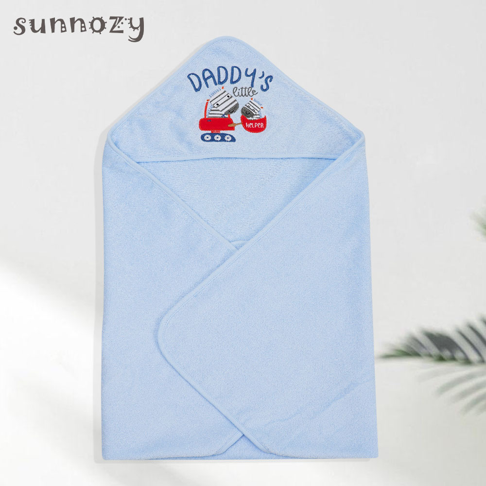 Toalla de baño de bebé de algodón suave bordado súper absorbente Toalla de capa con capucha europea y americana Toalla de baño usable fábrica al por mayor