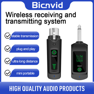 New Wired Conversion Wireless Microphone System Transmitter Receiver Musical Instrument Dynamic Handheld Microphone Grenade Gift