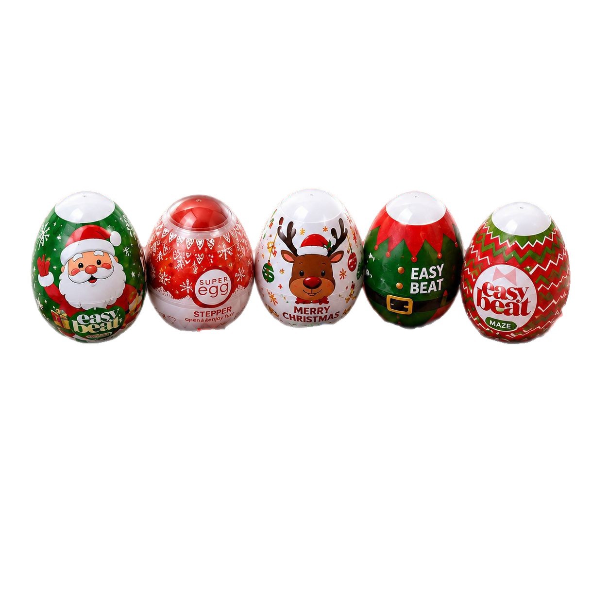 Película Termoencogible para Huevos Sorpresa de PVC y PET Impresa Personalizada para Juguetes de Navidad