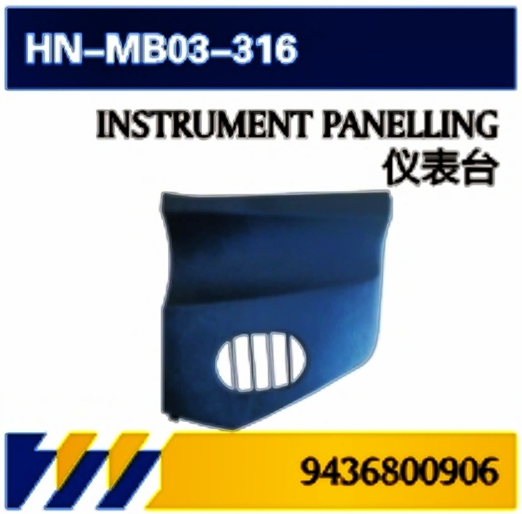FOR Servicio de camiones Mercedes-Benz cubierta de rueda / panel de instrumentos / soporte 9436800014/9436801706