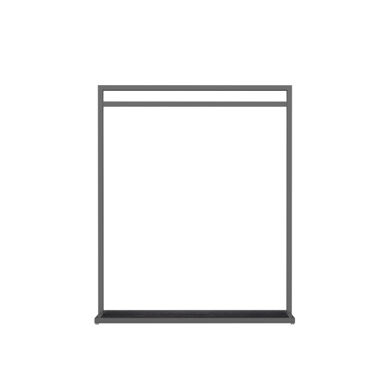 Tienda de ropa deportiva de marca, estante de exhibición, tienda de ropa de hombre con estante de exhibición de piso con lámpara, estante de pared para artículos deportivos al aire libre