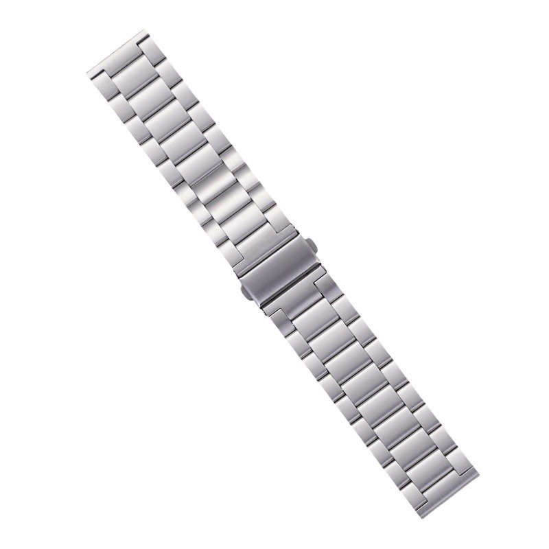 Aplicable AppleWatch tres perlas hebilla plegable de acero correa iWatch Huawei correa de reloj inteligente