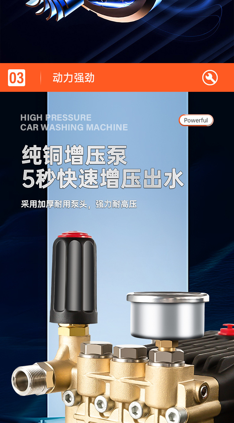 High Pressure Car Washer 220V/380V Professional Car Wash Shop Commercial