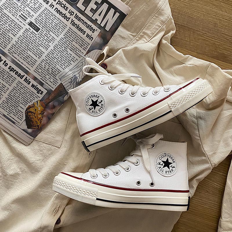 Vielseitige Canvas 2024 Neue Stoff Instagram Casual Trendy Board Ball Schuhe für Männer und Frauen_voghion.com