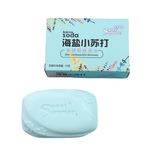 Manufacturer sells sea salt and baking soda soap, fresh fragrance, body bath, face wash, cleansing and rejuvenating family soap