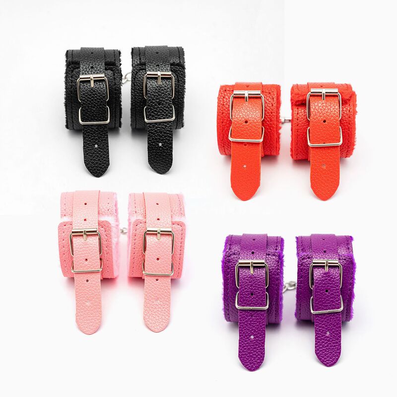 Sexy binding leather plush handcuffs passion SM adult supplies alternative toys couple bed props generation hair Sexy binding leather plush handcuffs passion SM adult supplies alternative toys couple bed props generation hair