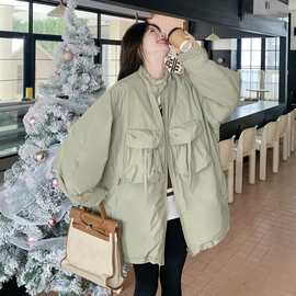 巨好看时髦防风加厚保暖羽绒服女2025冬季新款独特设计白鸭绒外套