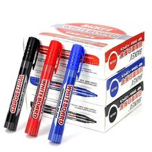 寶克399白板筆可擦筆學生專用教師可加墨無毒粗頭耐用紅藍黑墨水
