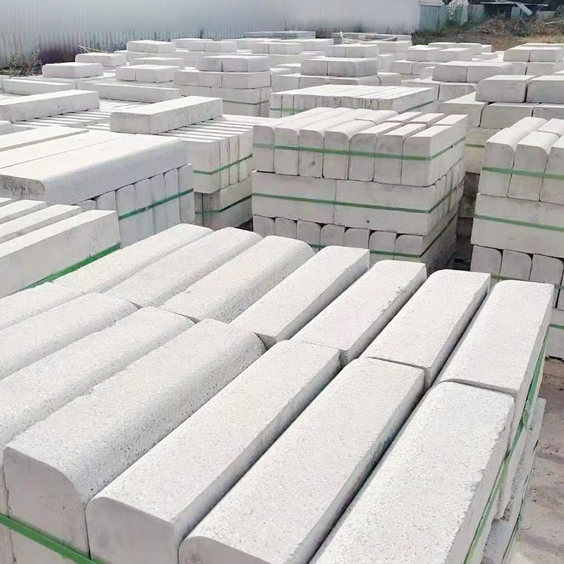 厂家直售仿花岗岩路缘石 马路侧石路牙石 混凝土侧砌石块路沿石