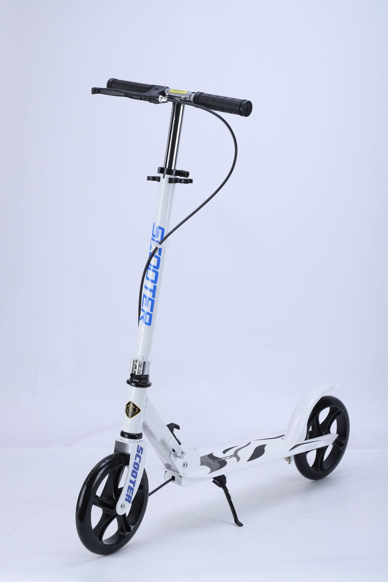 Tipo B Doble freno de mano y pie Blanco