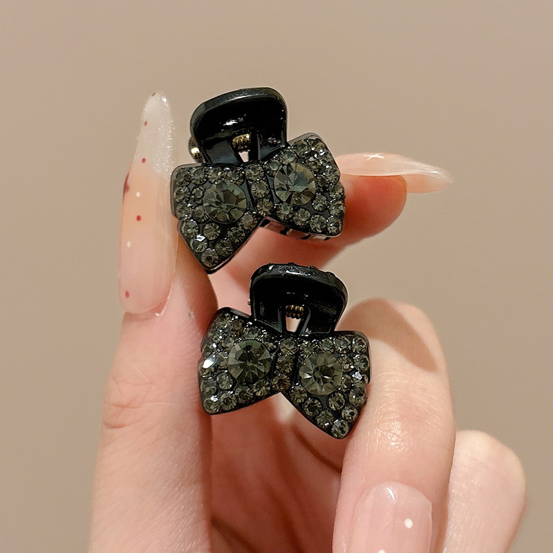 Pin de cabello de arco exquisito pin de cabello de mujer mini pin de agarre pequeño 2025 nuevo pin de cabello lateral pin de frangeo princesa clip tocado