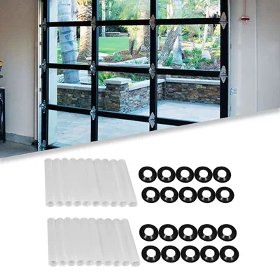 80mm garage door hinge silent roller sleeve 40pcs garage door precision bearing high load hinge static roller sleeve