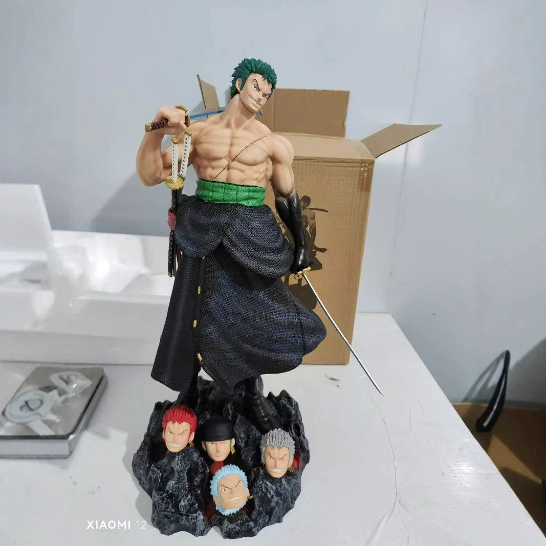 One Piece Высококачественный GK ручной работы с большим носом, пятиголовой резьба 50CM Ян волшебный меч Ци Sulong ручной модели